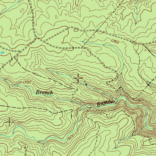 Topographic Map of Norris Number One Mine, TN