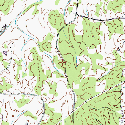Topographic Map of Louder School (historical), TN