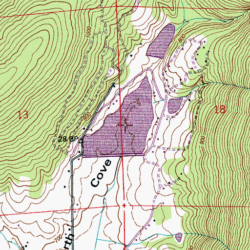 Topographic Map of Smith Lake, AL