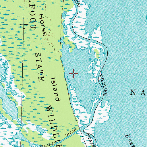 Topographic Map of Burnt Woods, TN
