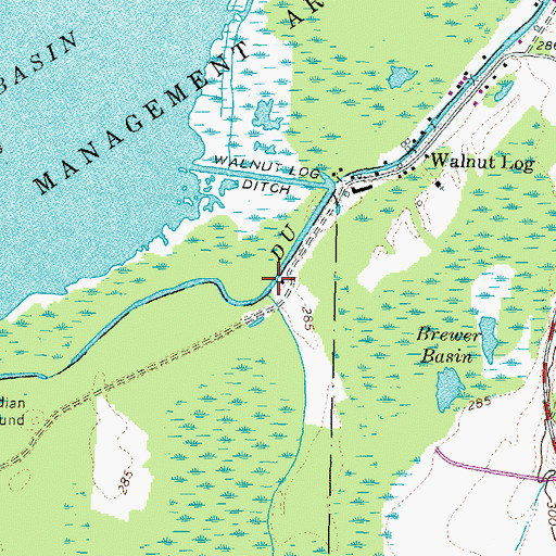 Topographic Map of Reelfoot Lake Biological Station, TN