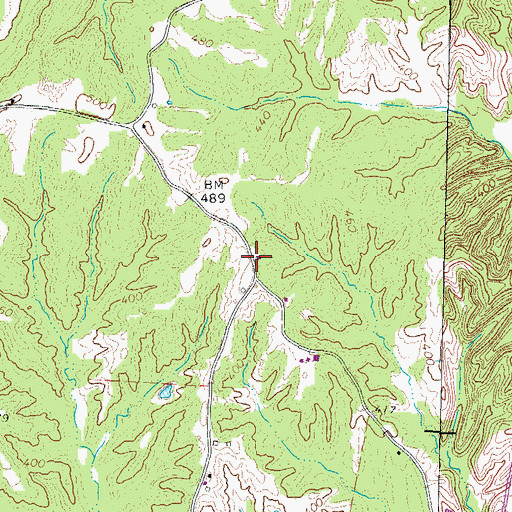 Topographic Map of Rodgers School (historical), TN