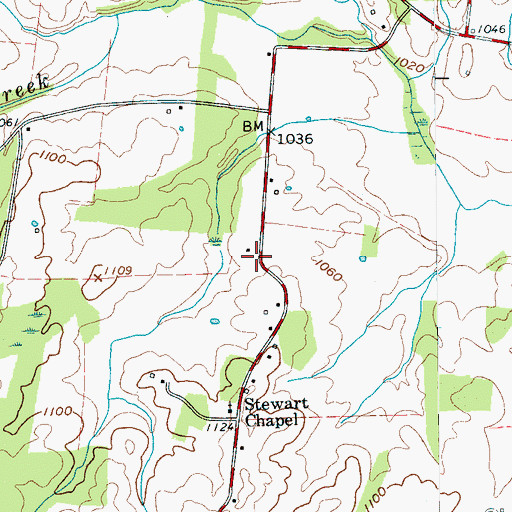 Topographic Map of Central View School (historical), TN