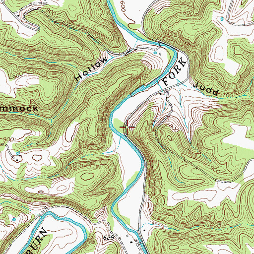 Topographic Map of Lynn School (historical), TN