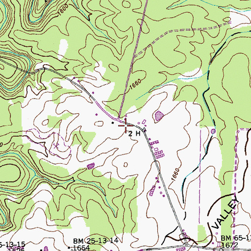 Topographic Map of Howe School (historical), TN