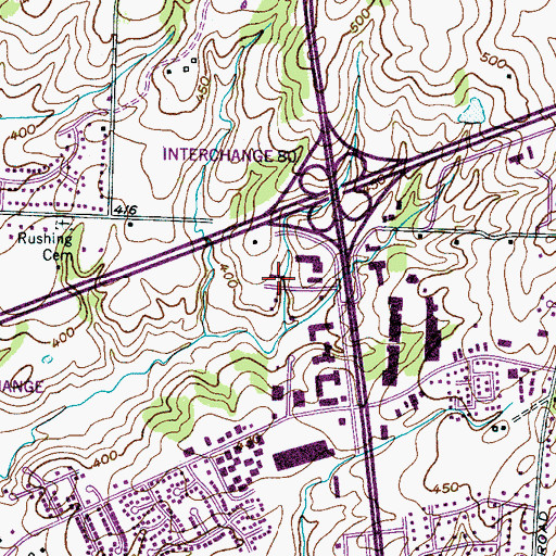 Topographic Map of Casey Jones Museum, TN