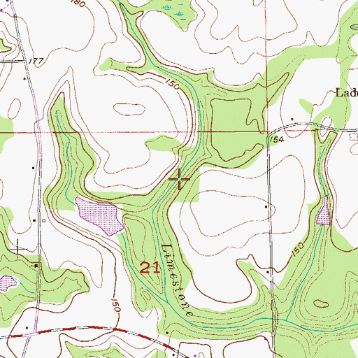 Topographic Map of Christian Science Church (historical), AL