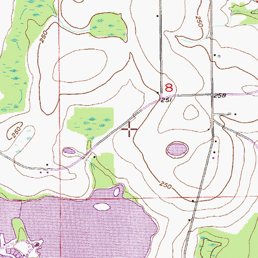 Topographic Map of Coe School (historical), AL