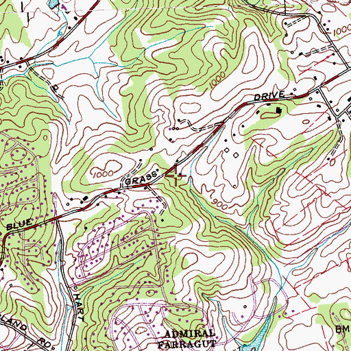 Topographic Map of East Emory Church (historical), TN