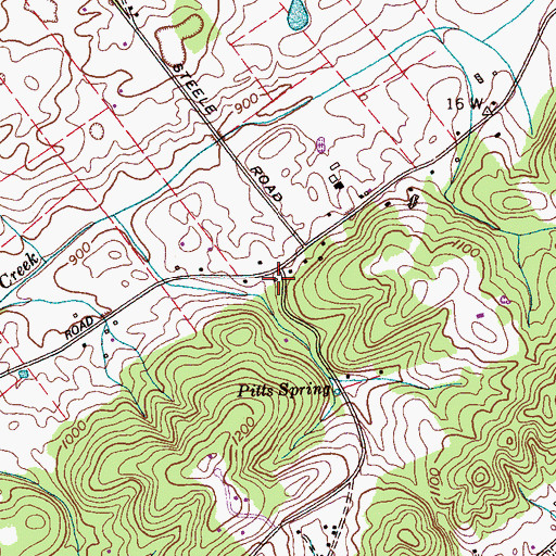Topographic Map of Karns Volunteer Fire Department Station 2, TN