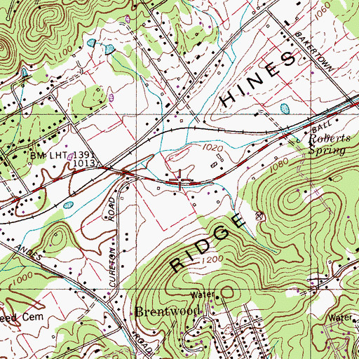 Topographic Map of Karns Volunteer Fire Department Station 4, TN