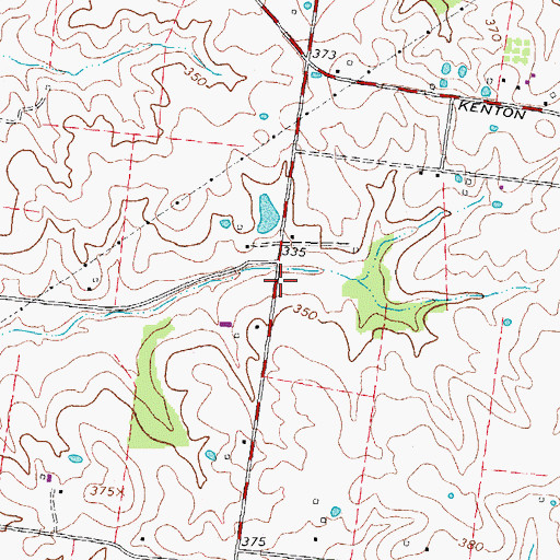 Topographic Map of Fairview School (historical), TN