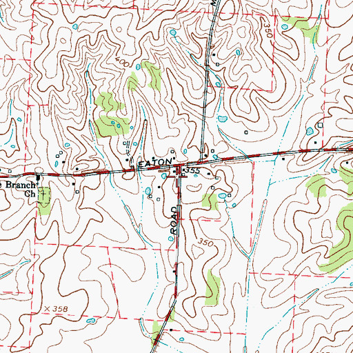 Topographic Map of Milligan School (historical), TN