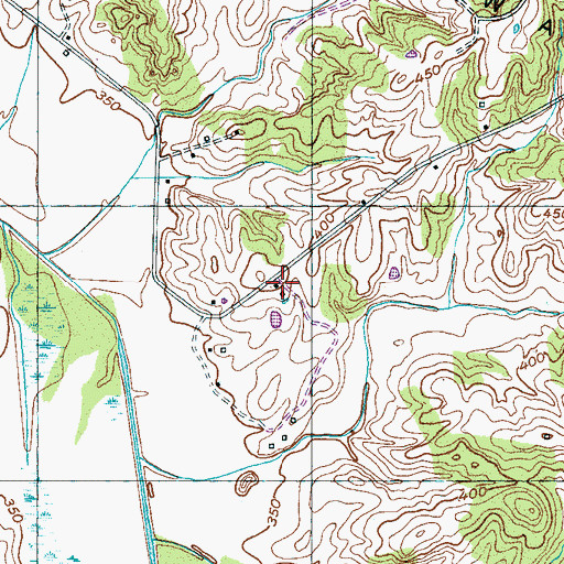 Topographic Map of Williamson School (historical), TN