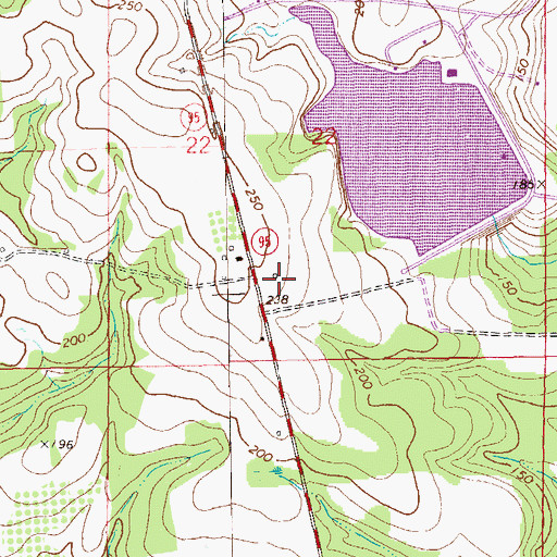 Topographic Map of Calumet, AL
