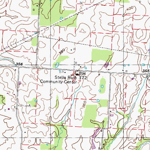 Topographic Map of Stella Ruth School (historical), TN