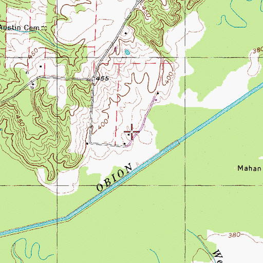Topographic Map of Williams Store (historical), TN