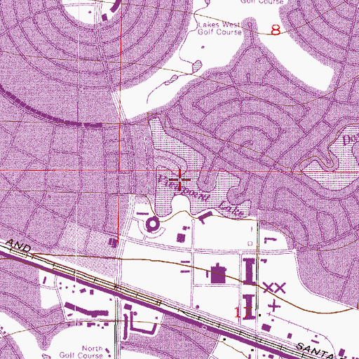 Topographic Map of Viewpoint Lake, AZ