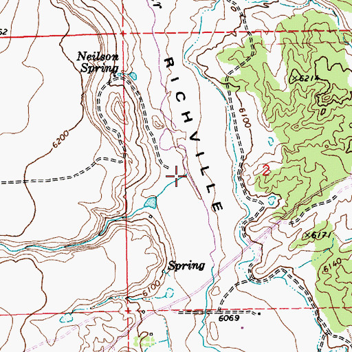 Topographic Map of Vigil Run, AZ