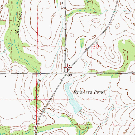 Topographic Map of Espy School (historical), AL