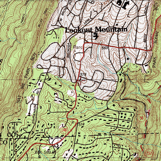Topographic Map of Reformed Presbyterian Church, TN