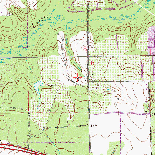 Topographic Map of SpectraCare The Haven Treatment Center, AL