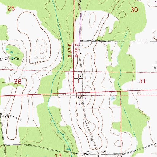 Topographic Map of Jones School (historical), AL