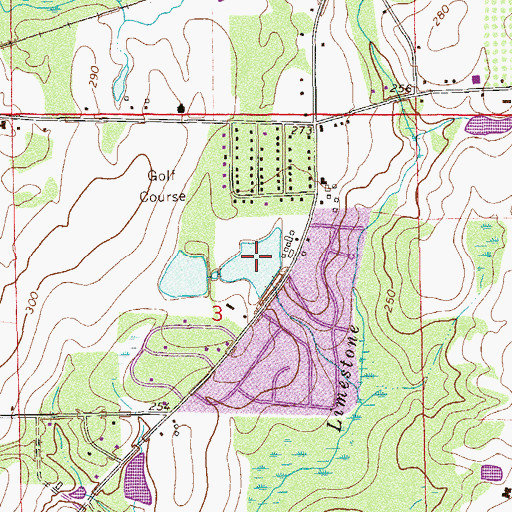 Topographic Map of Lakewood Lake, AL
