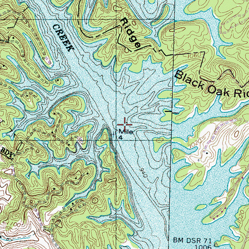Topographic Map of Catlett School (historical), TN