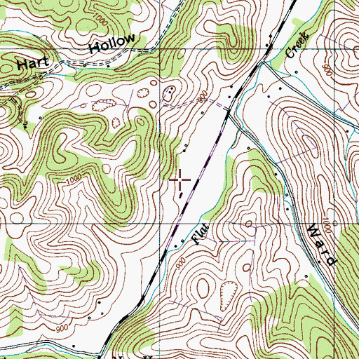 Topographic Map of New Herman School (historical), TN
