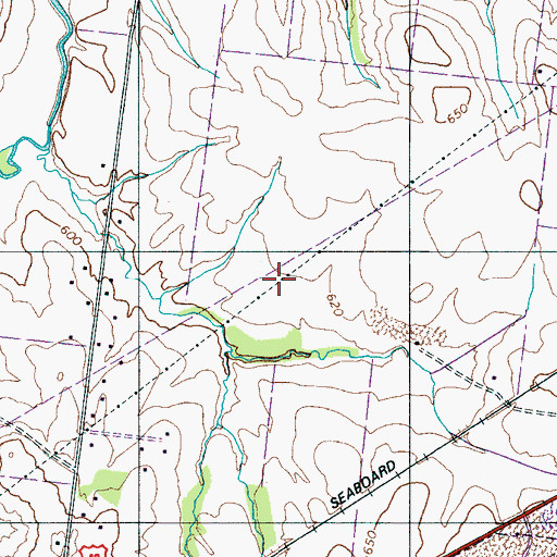 Topographic Map of Canaan School (historical), TN