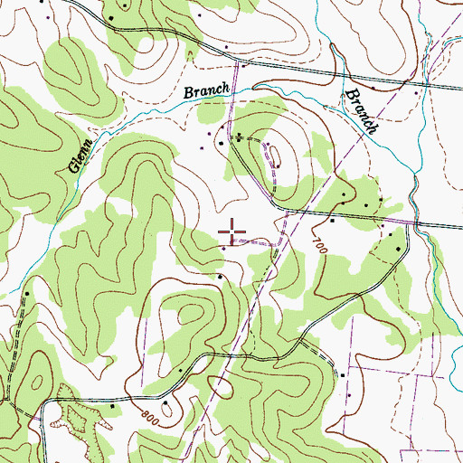 Topographic Map of Hatton Chapel (historical), TN