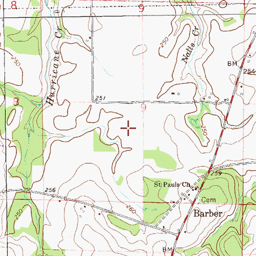 Topographic Map of Seminole Heights, AL