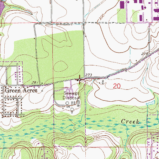 Topographic Map of Spann Elementary School, AL