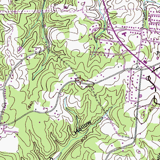 Topographic Map of Herbertson School (historical), TN