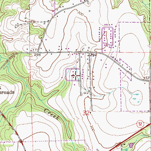 Topographic Map of Trawick Road Estates, AL