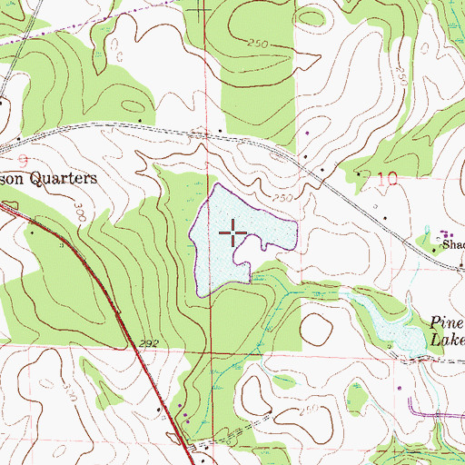 Topographic Map of Wilsons Lake, AL