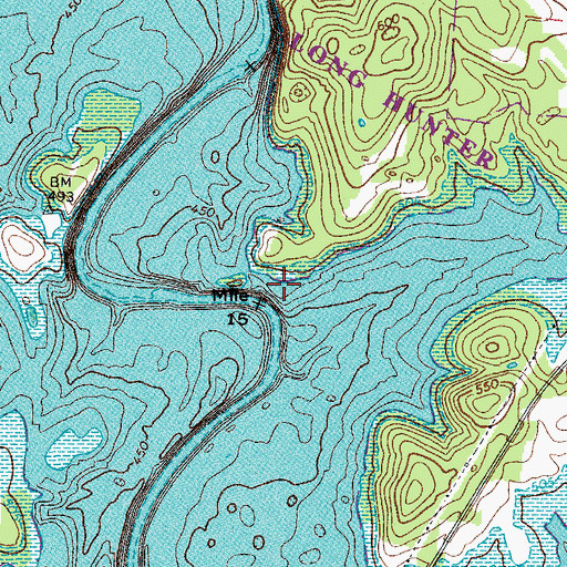 Topographic Map of Morrow-Headden School (historical), TN