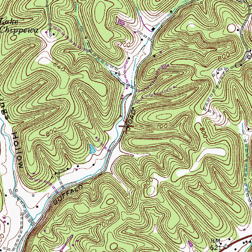 Topographic Map of Newsom School (historical), TN