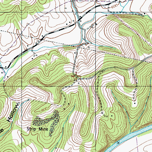 Topographic Map of Pigg School (historical), TN