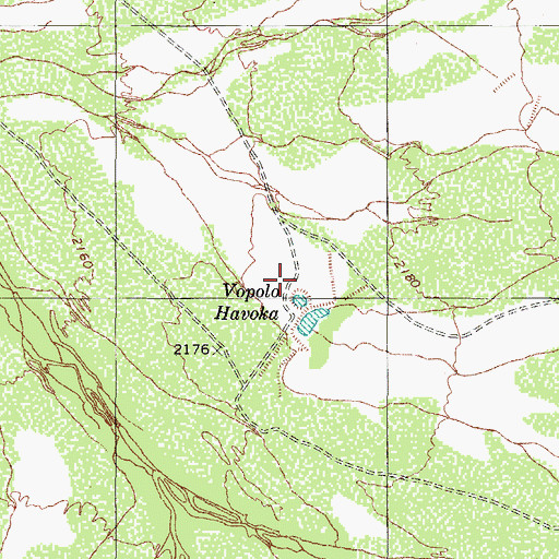 Topographic Map of Vopolo Havoka, AZ