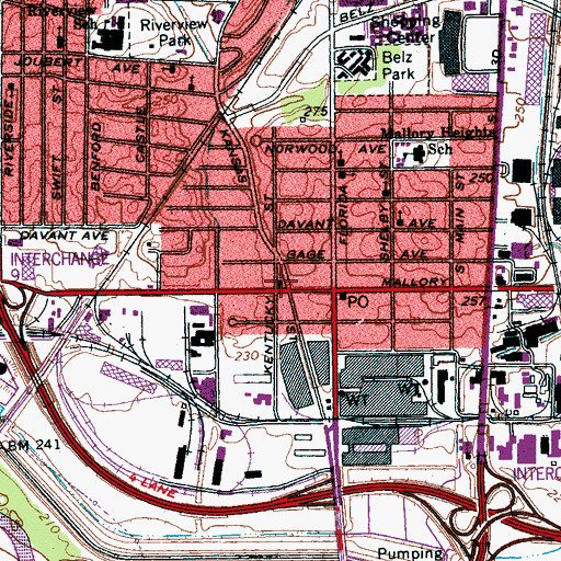 Topographic Map of Union Grove Missionary Baptist Church, TN