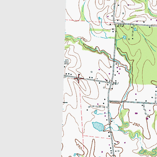 Topographic Map of Walsh School (historical), TN