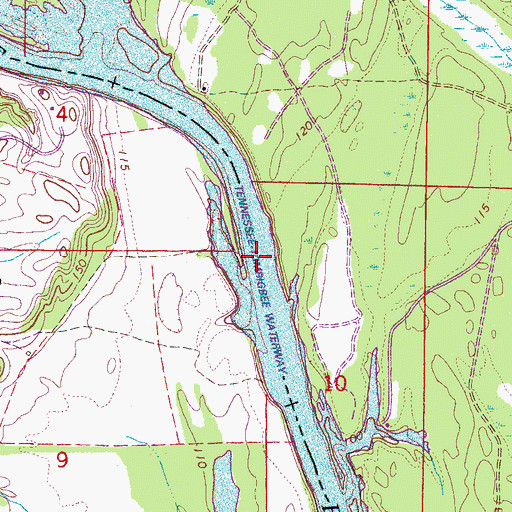 Topographic Map of Craigs Shoals, AL