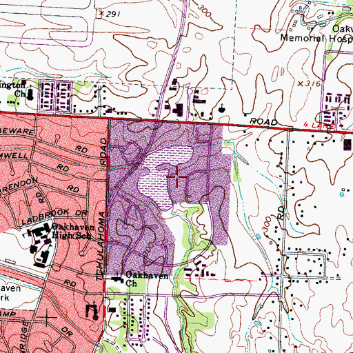 Topographic Map of Medal of Honor Park, TN