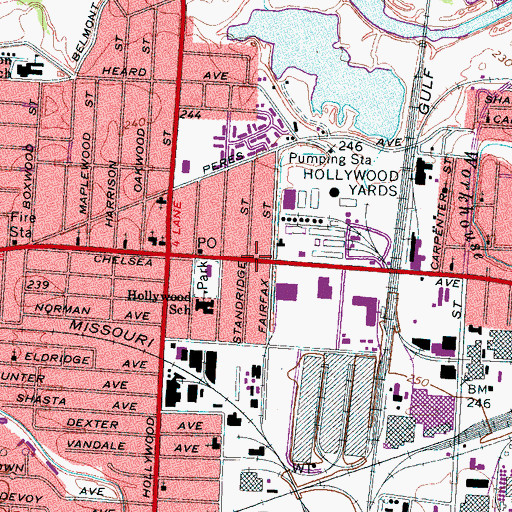 Topographic Map of New Hope Missionary Baptist Church, TN