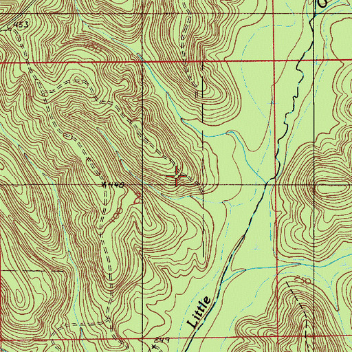 Topographic Map of Dupheys Landing (historical), AL