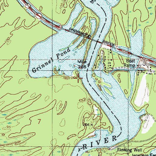 Topographic Map of Eutaw Landing, AL