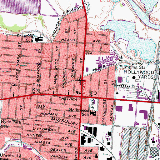 Topographic Map of Breath of Life Christian Church, TN