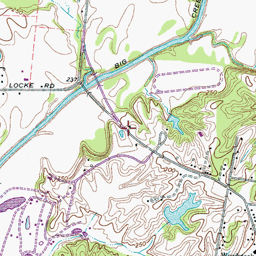 Topographic Map of Campbell Chapel (historical), TN